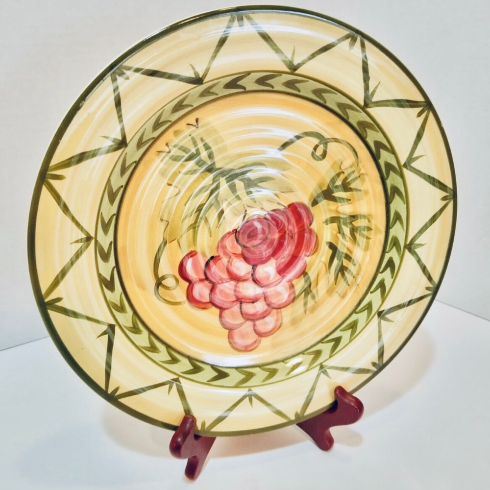 2 NEW Culinary Arts Studio Collection Dinner Plates.